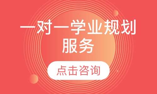 一对一学业规划服务