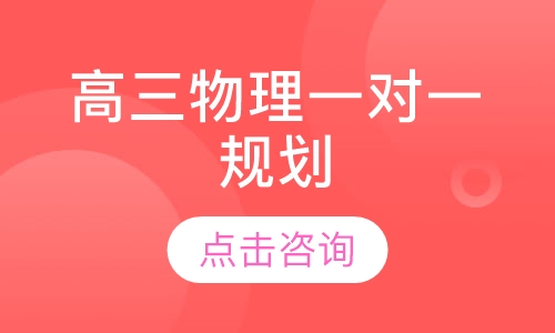 高三物理一对一规划